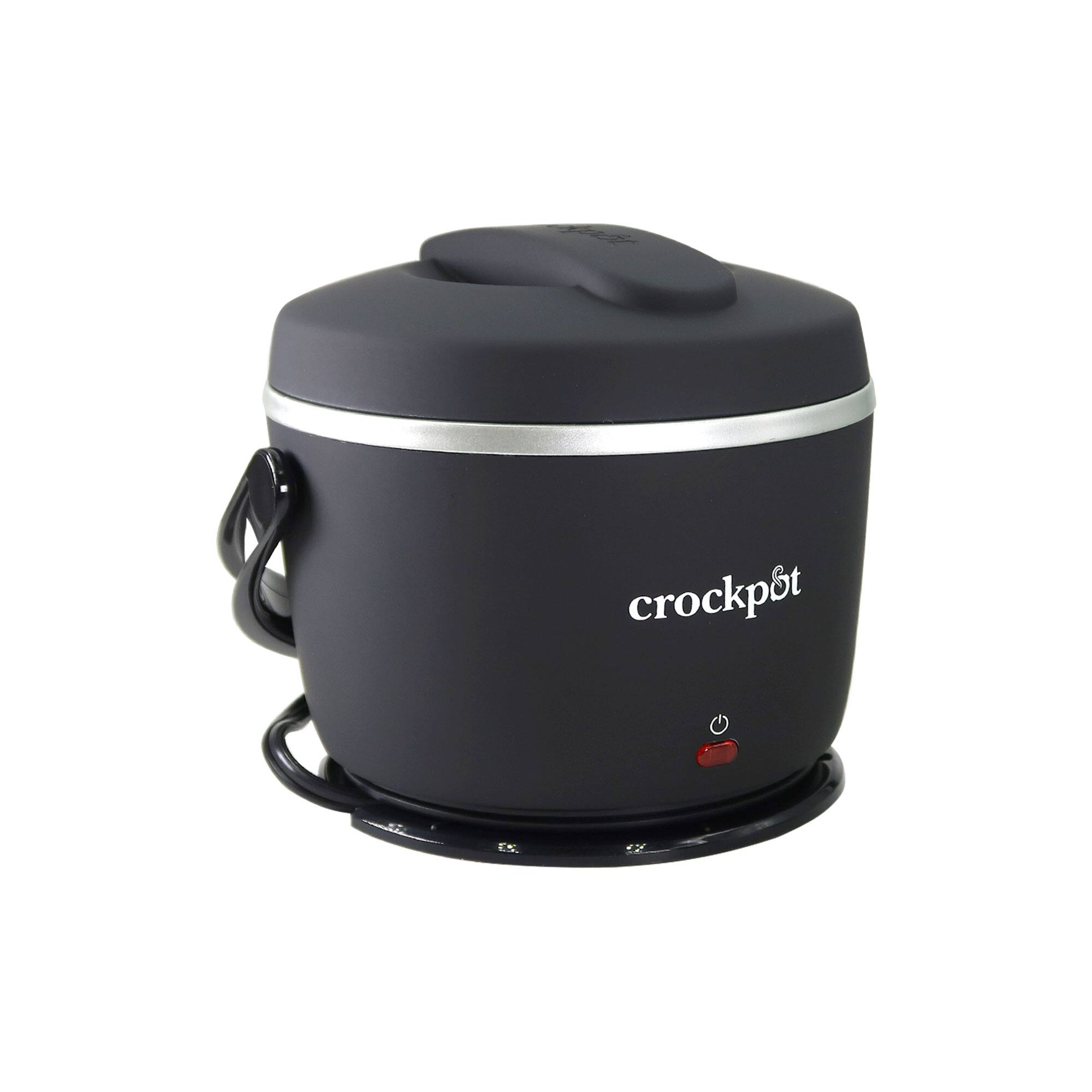 Alt View 2. Crockpot - Electric Lunch Box, Portable Food Warmer for On-the-Go, 20-Oz (591 mL), + 2x Cutlery Set – Spoon, Fork & Chopsticks - Black Licorice.