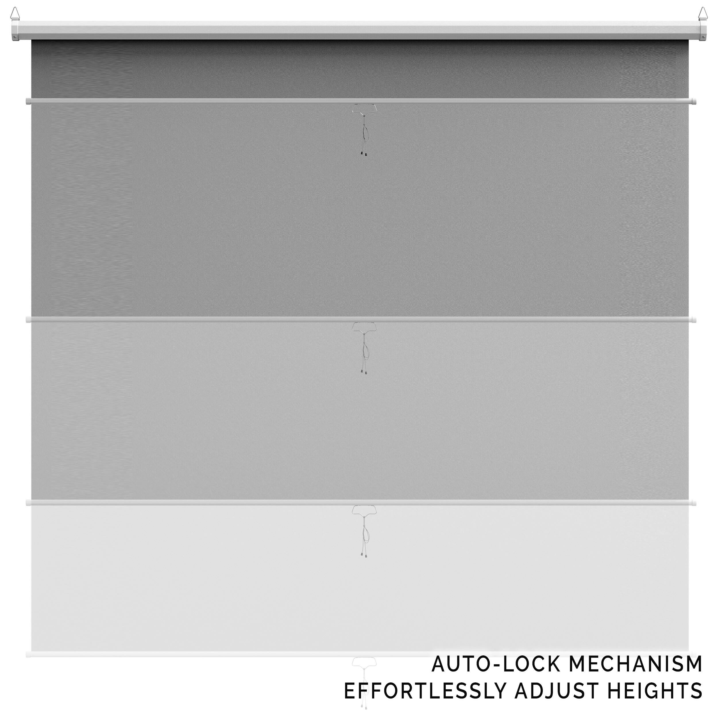 AUTO-LOCK MECHANISM EFFORTLESSLY ADJUST HEIGHTS