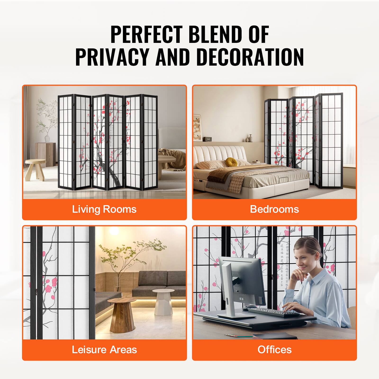 PERFECT BLEND OF PRIVACY AND DECORATION

Living Rooms  
Bedrooms  
Leisure Areas  
Offices