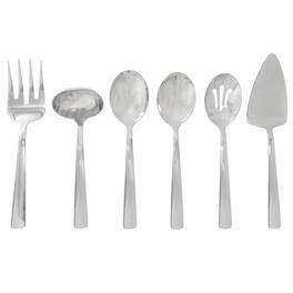 Oster - Eastleigh 6 Piece Stainless Steel Hostess Set with Mirror Polish Finish - Silver