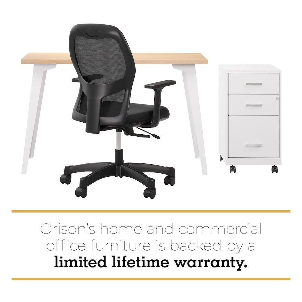 Orison's home and commercial office furniture is backed by a limited lifetime warranty.
