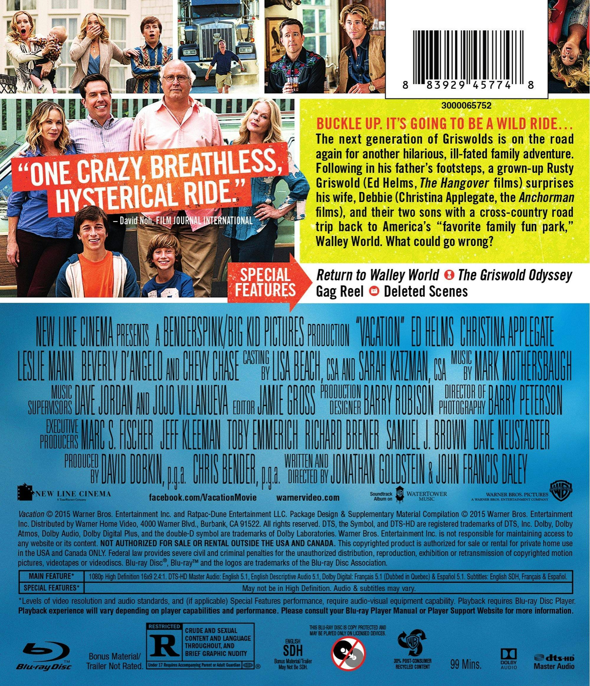 Back. Vacation [Blu-ray].