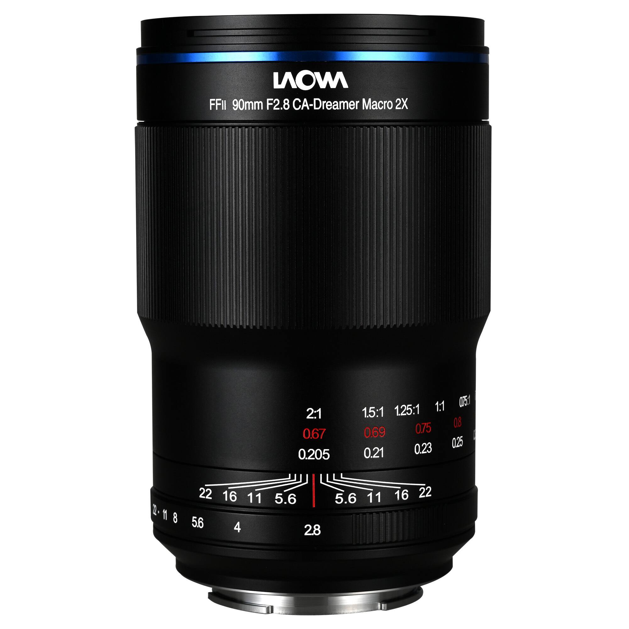 VOW FFII 90mm F2.8 CA-Dreamer Macro 2X  
2:1 0.67 0.205 1:1 051 1.5:1 125:1 0.75 08 0.69 0.23 025 0.21  
1.8 22 56 16 11 4 5.6 28 5.6 11 16 22