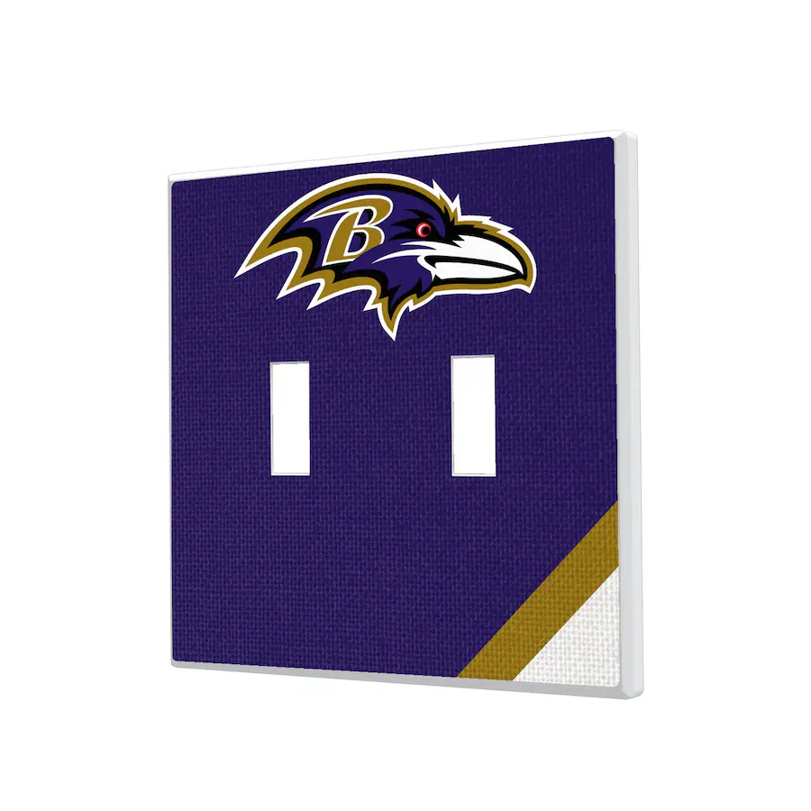Raven Toggle Switch Keyscaper Baltimore Ravens Diagonal Stripe Double Toggle Light Switch ...