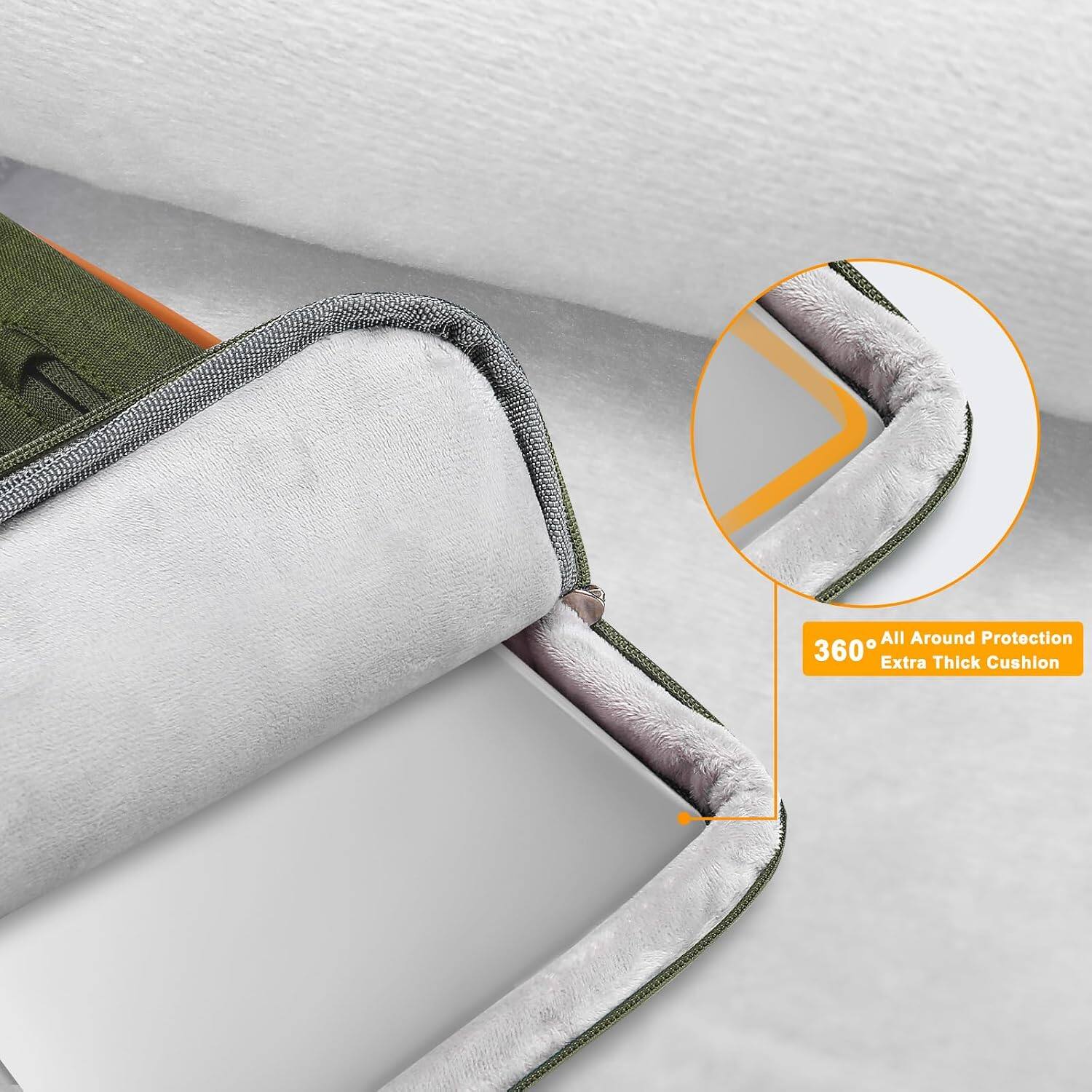 360° All Around Protection  
Extra Thick Cushion