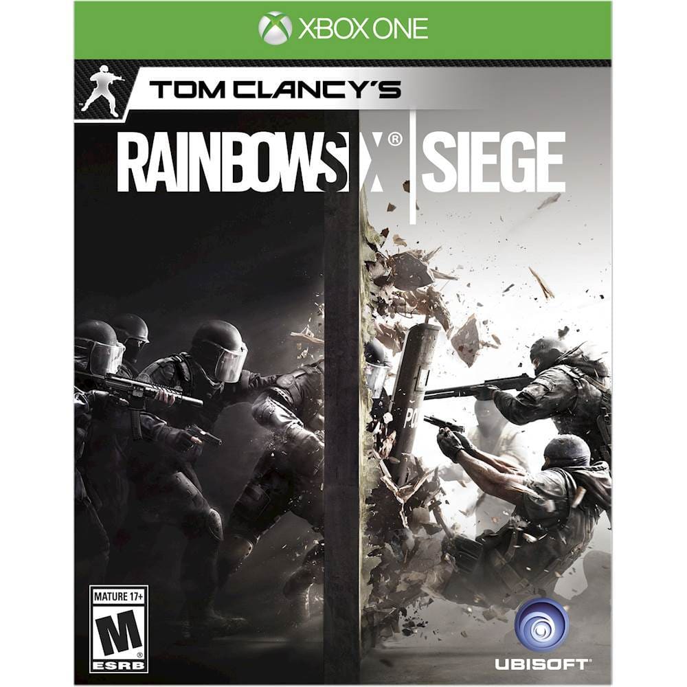 Front. Ubisoft - Tom Clancy's Rainbow Six Siege.