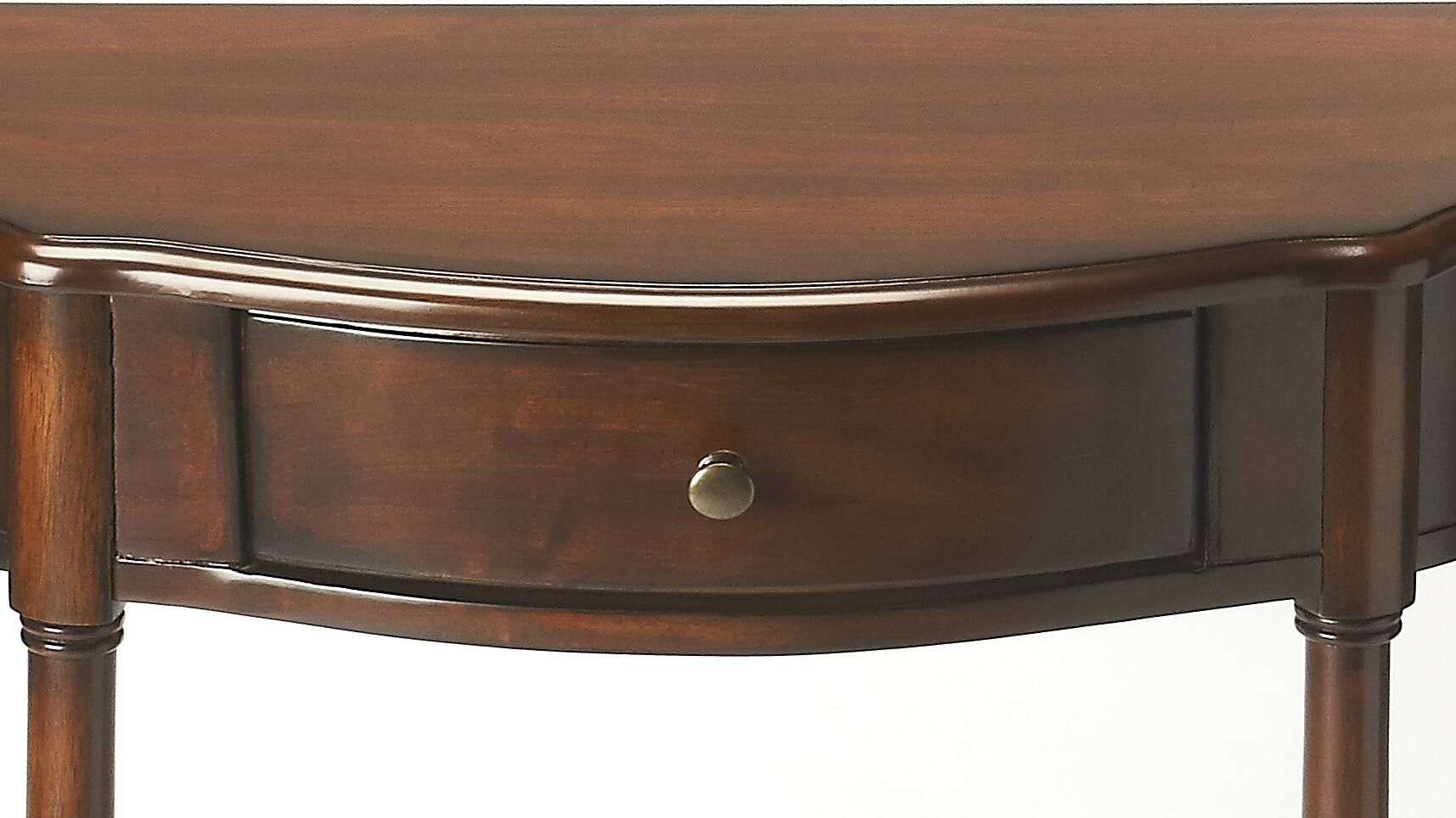 Butler Specialty Skilling 31 in. W Specialty Demilune Shape Wood 1 ...