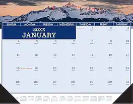 2026 House of Doolittle Americana 22" x 17" Monthly Desk Pad Calendar (141-26) - Multi