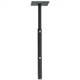 Chief - 8" SQUARE CEILING PLATEW/ADJUSTABLE COLUMN - Black