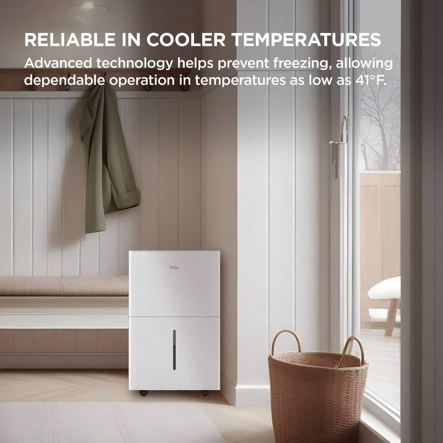 RELIABLE IN COOLER TEMPERATURES

Advanced technology helps prevent freezing, allowing dependable operation in temperatures as low as 41°F.