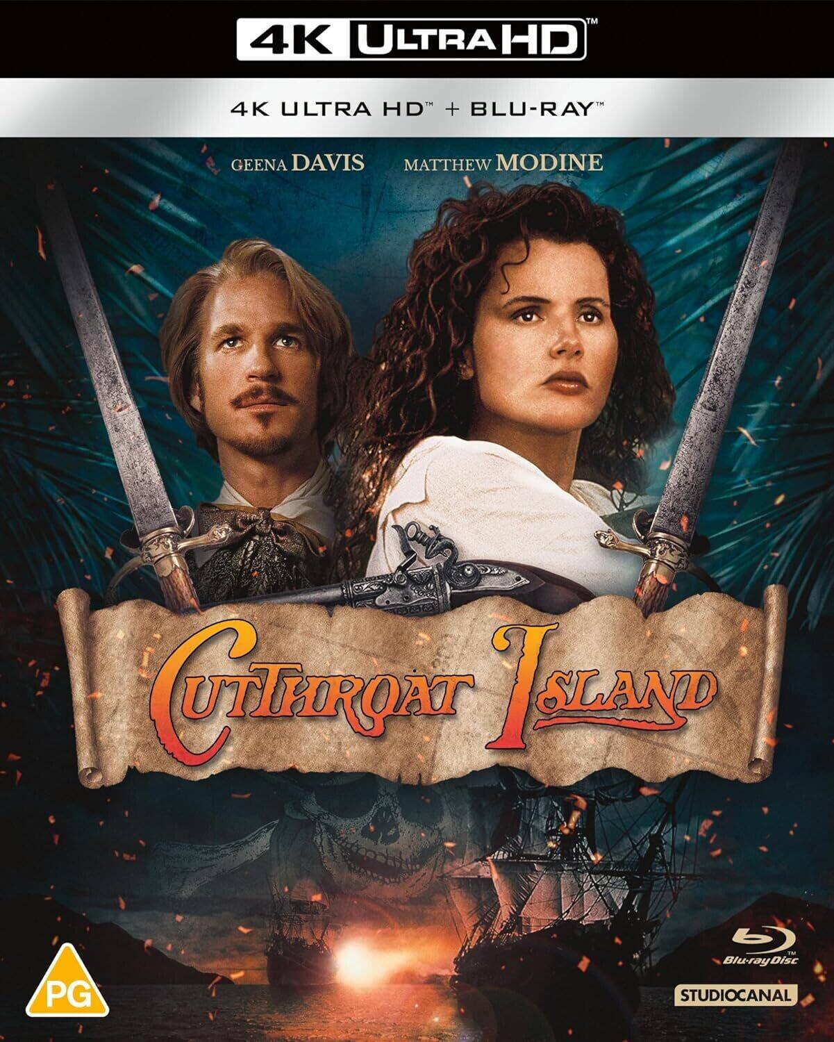 Front. Cutthroat Island   - 4K Blu-Ray.