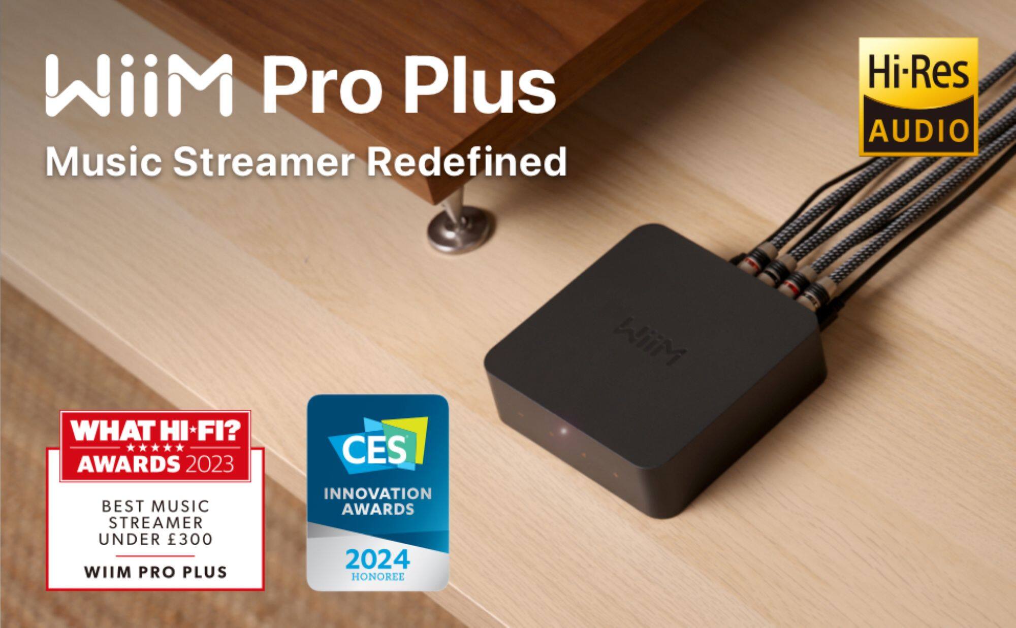WiiM Pro Plus Wireless Audio Streamer Black - Best Buy