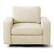 Angle. Brick Attic - 36.2"Wide Swivel Accent Chair,360° Rotation Upholstered Comfortable Cushioned Seating, Pillowback Glider Rocking Chair - Beige.