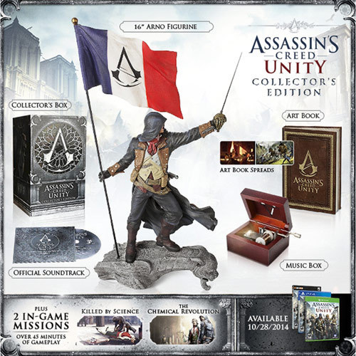 Best Buy Assassin S Creed Unity Collector S Edition Xbox One 12345