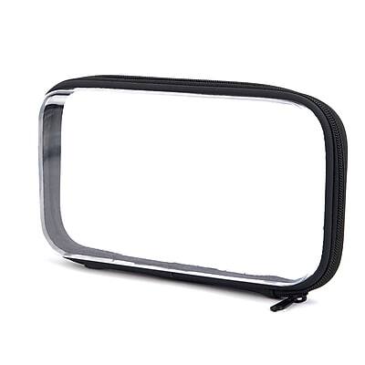 Alt View 4. Pep Rally - Collection Clear PET Pencil Pouch - Black.