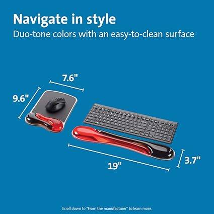 Navigate in style  
Duo-tone colors with an easy-to-clean surface  

7.6"  
9.6"  
19"  
3.7"  

Scroll down to "From the manufacturer" to learn more.