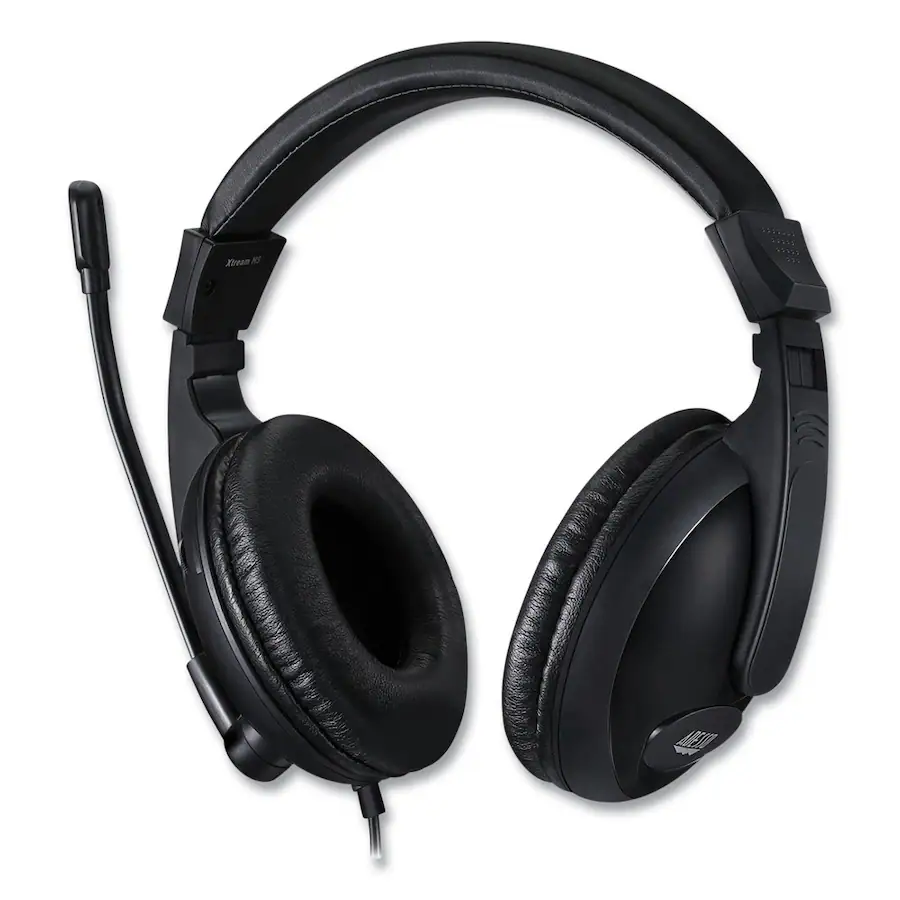 Adesso Xtream H5U USB Stereo Headset with Microphone Noise Cancelling ...