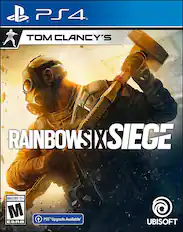 Front. Ubisoft - Tom Clancy's Rainbow Six Siege.