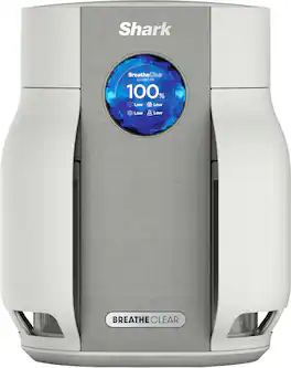 Shark - BreatheClear™ Compact Pro Air Purifier with NeverChange™, 300 sqft - Dove