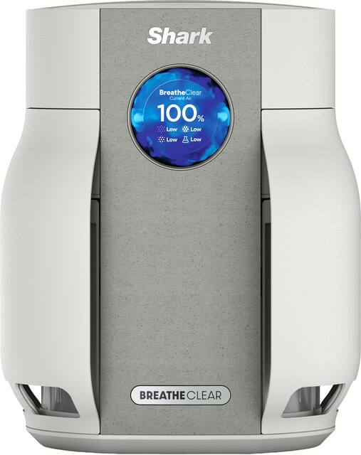 Shark - BreatheClear Compact Pro Air Purifier with NeverChange, 300 sqft - Dove