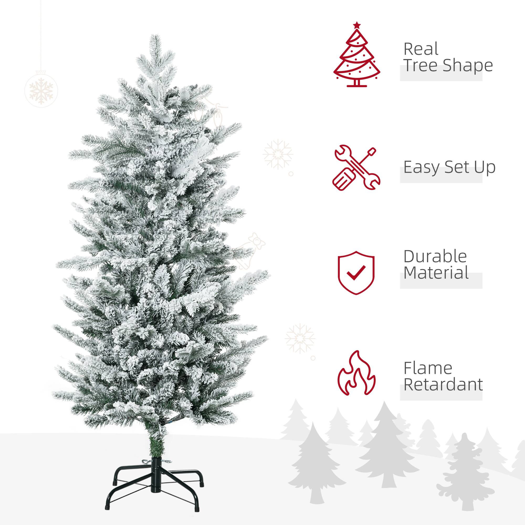 Real Tree Shape  
Easy Set Up  
Durable Material  
Flame Retardant