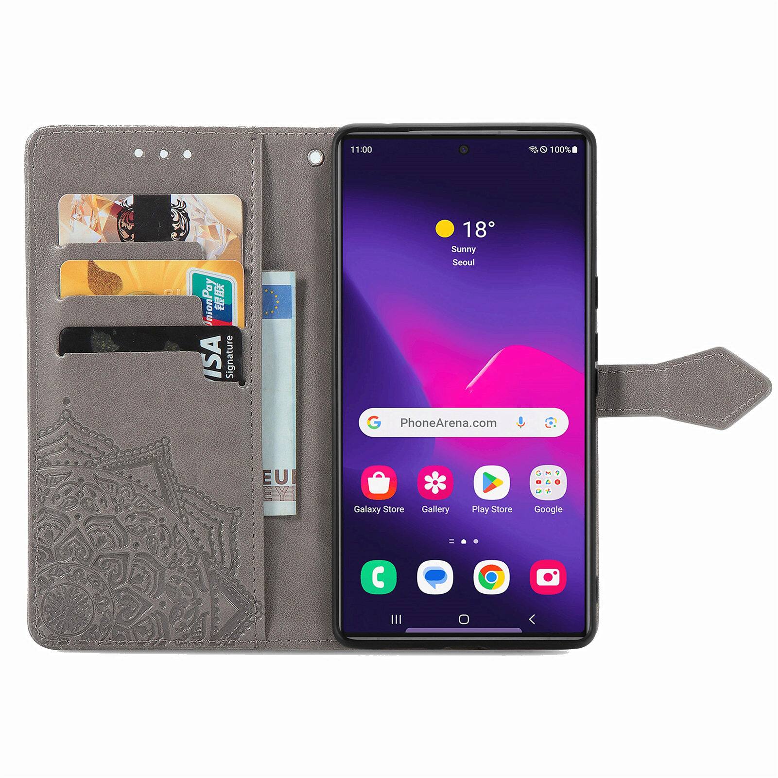 11:00 100%  
UnionPay  
ISA Signature  
5  
18° Sunny Seoul  
PhoneArena.com  
EU  
Galaxy Store  
Gallery  
Play Store  
Google