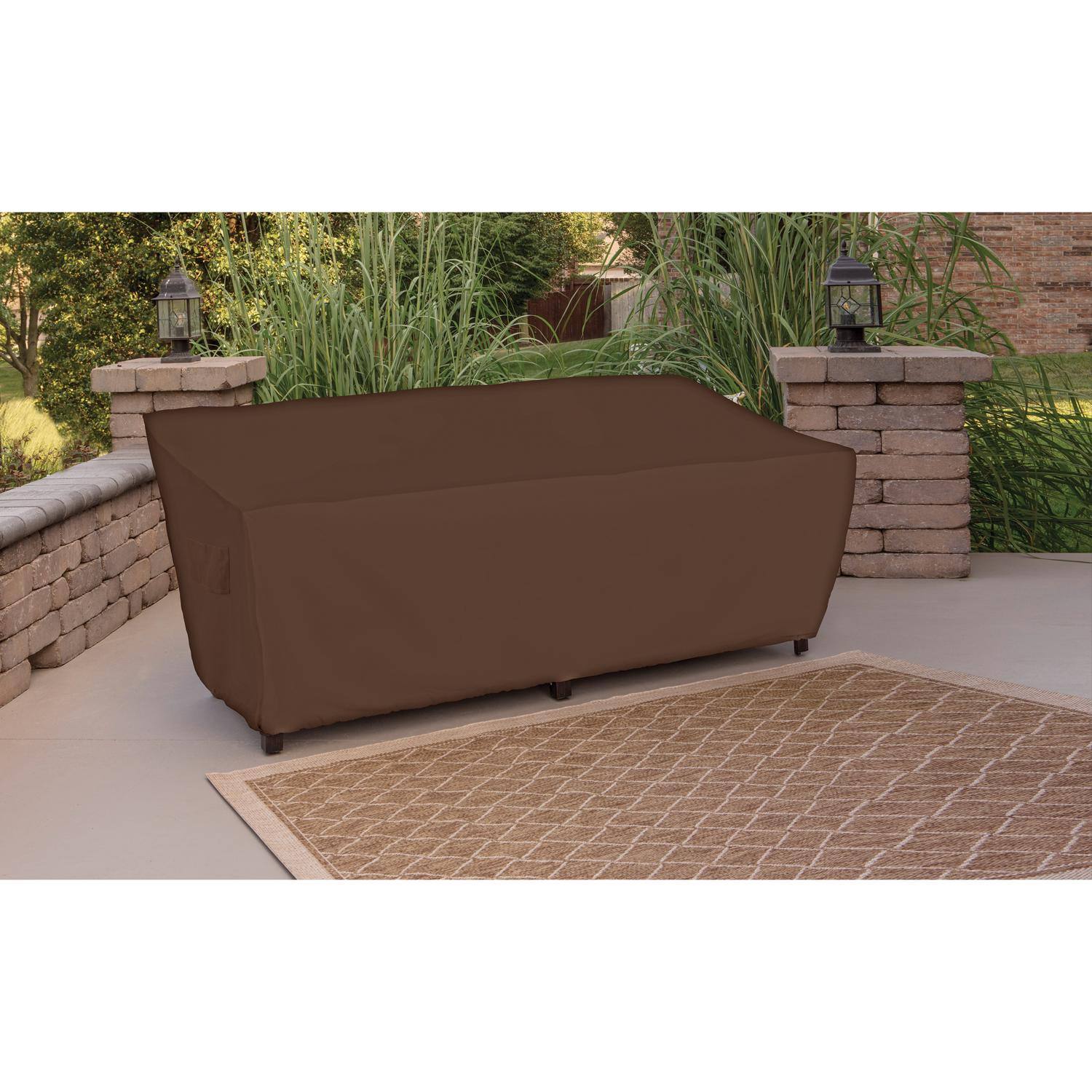 Front. Living Accents - Living Accents Polyester Loveseat Cover.