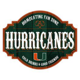 Fan Creations - Miami Hurricanes 24'' Homegating Tavern Sign - Multicolor