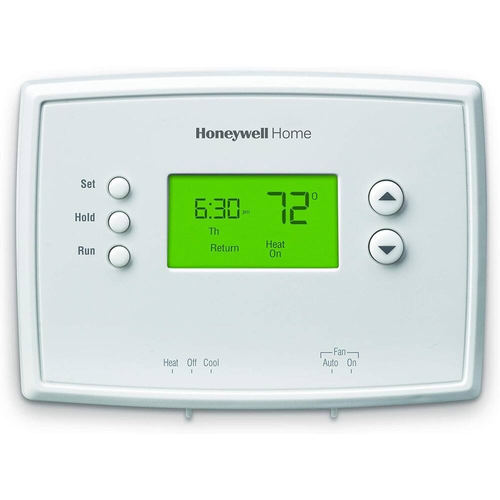 Honeywell Home

Set Hold Run

6:30 pm

Th Return Heat On

72°

Heat Off Cool

Fan Auto On
