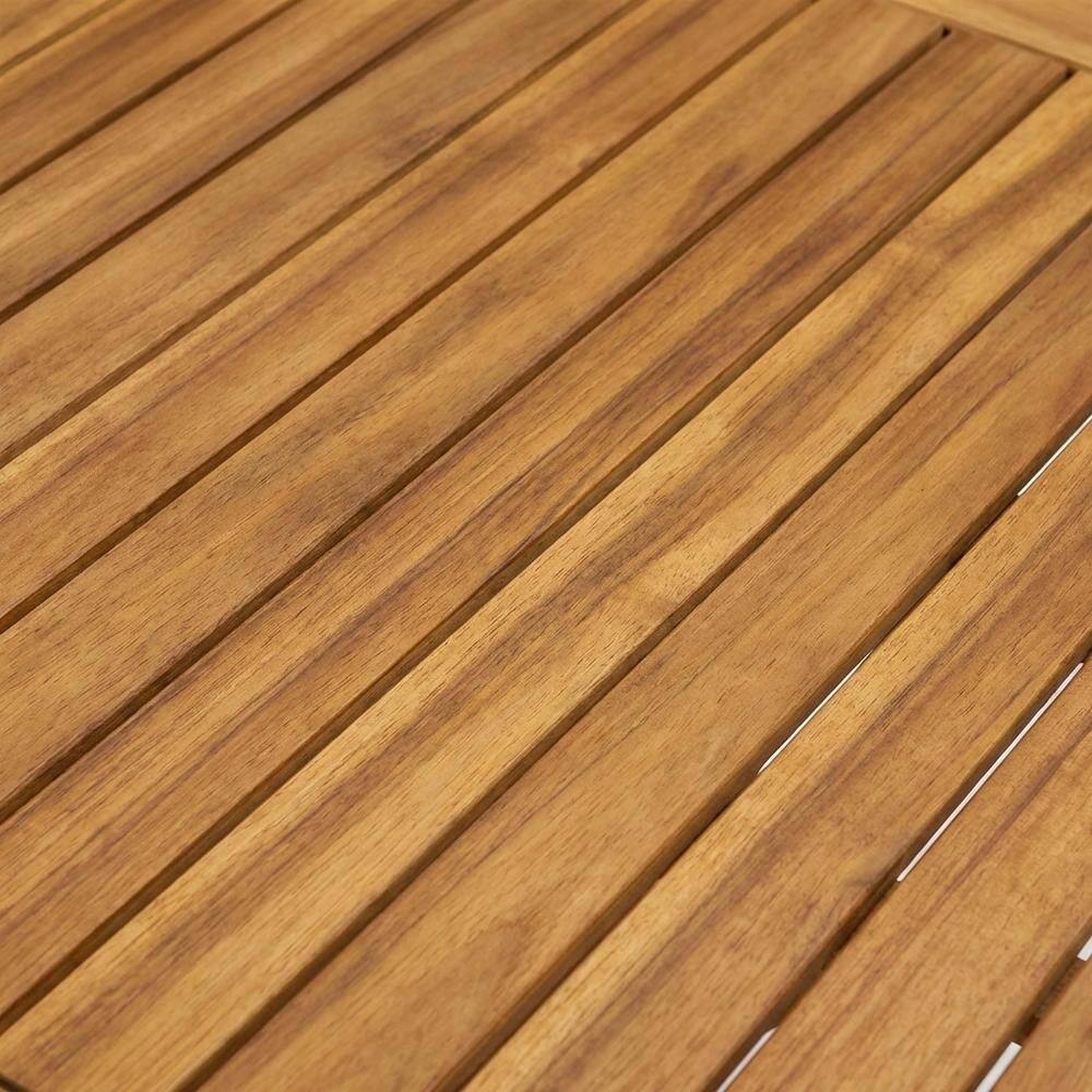 Alt View 2. Outdoor Escape - Brown 3-Piece Patio Bistro Set With Oil Finish For Outdoor Dining - Brown.
