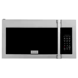 ZLINE - 30 in. 1.5 cu. ft. Over-The-Range Convection Microwave Oven with Traditional Handle - Satin Stainless Steel