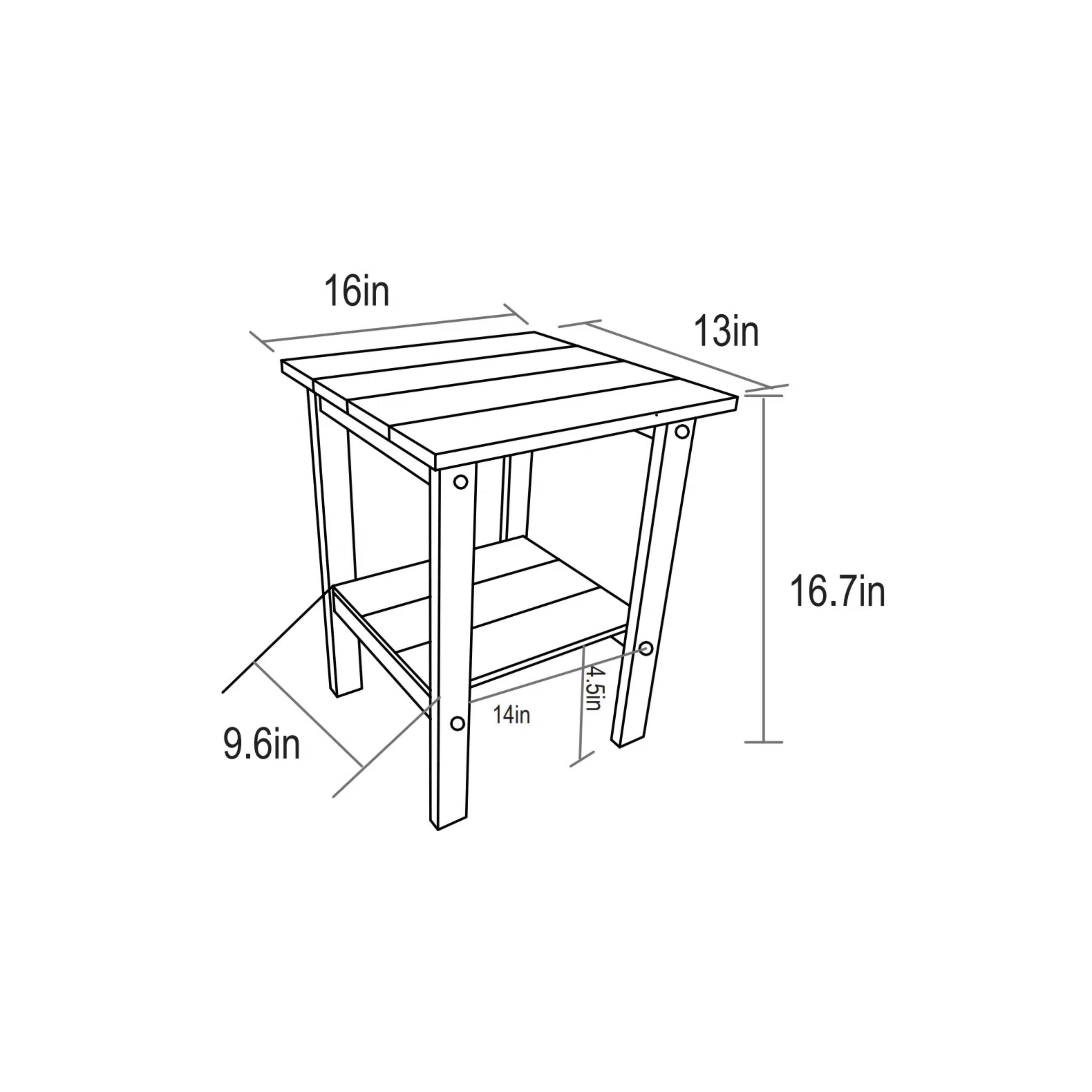 16in  
13in  
16.7in  
9.6in  
14in  
4.5in