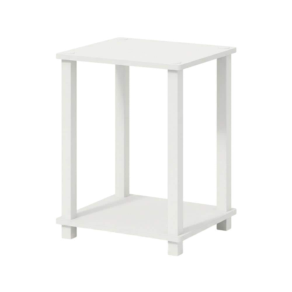 FurniFact - Nightstand Set with Wooden Finish and Modern Design - White price history on PriceWatchPro