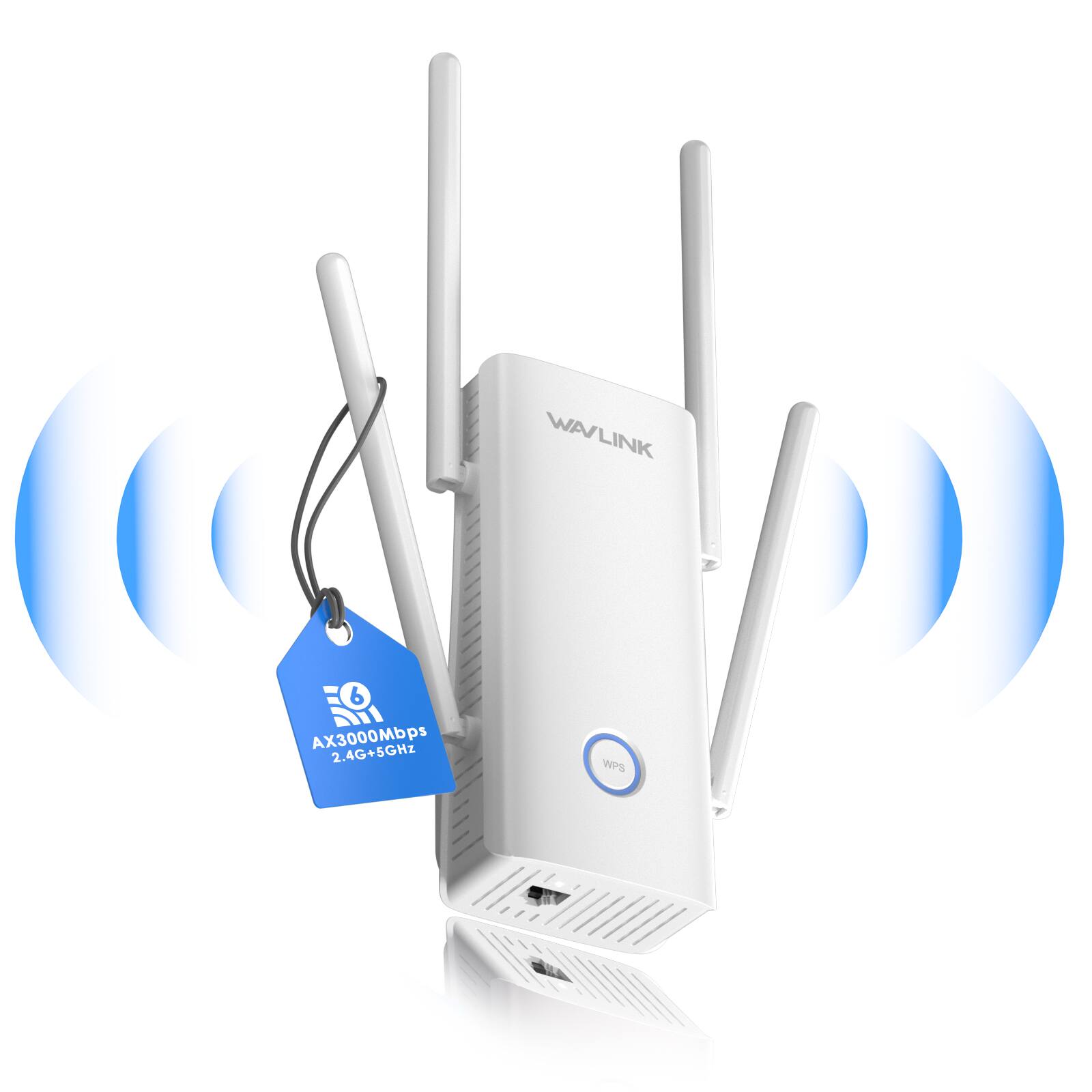 WAVLINK  
AX3000Mbps 2.4G+5GHz  
WPS