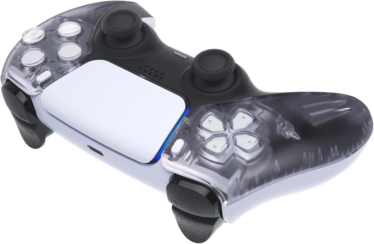 Back. ProControllers - Custom Wireless Controller for PS5 - Clear.