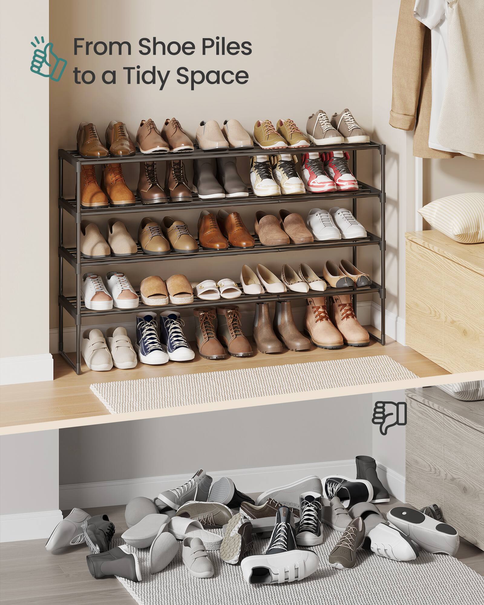 From Shoe Piles to a Tidy Space