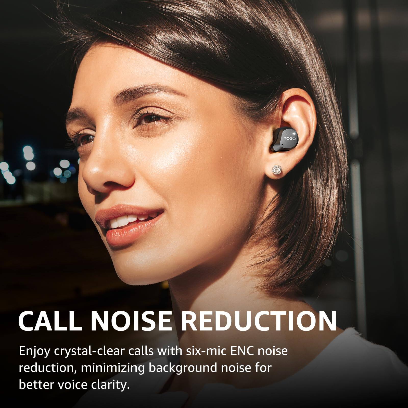 CALL NOISE REDUCTION
Enjoy crystal-clear calls with six-mic ENC noise reduction, minimizing background noise for better voice clarity.