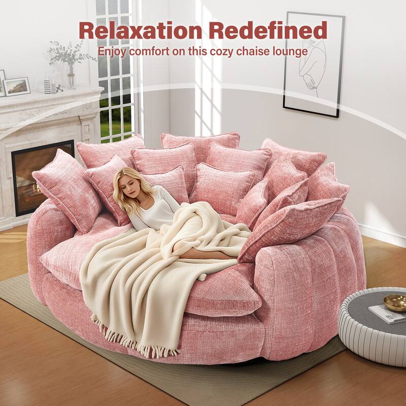 Relaxation Redefined  
Enjoy comfort on this cozy chaise lounge