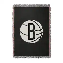 Chad & Jake - Brooklyn Nets Woven Blanket - Black
