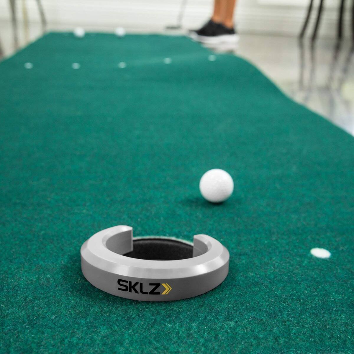 Alt View 1. SKLZ - SKLZ Putt Pocket Golf Accuracy Trainer - Gray - Gray.