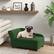 Angle. Pawhut - Luxury Dog Couch with Hidden Storage, Small Dog Sofa Bed with 2" Soft Foam, Puppies & Little Breeds - Green.