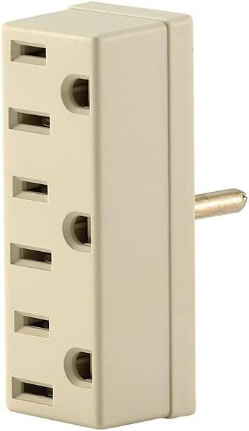 Leviton - Grounded 3 outlets Outlet Adapter 1 pk price history on PriceWatchPro