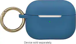 Best Buy essentials™ - Silicone Case for Apple AirPods Pro 1st and 2nd Generations - Blue