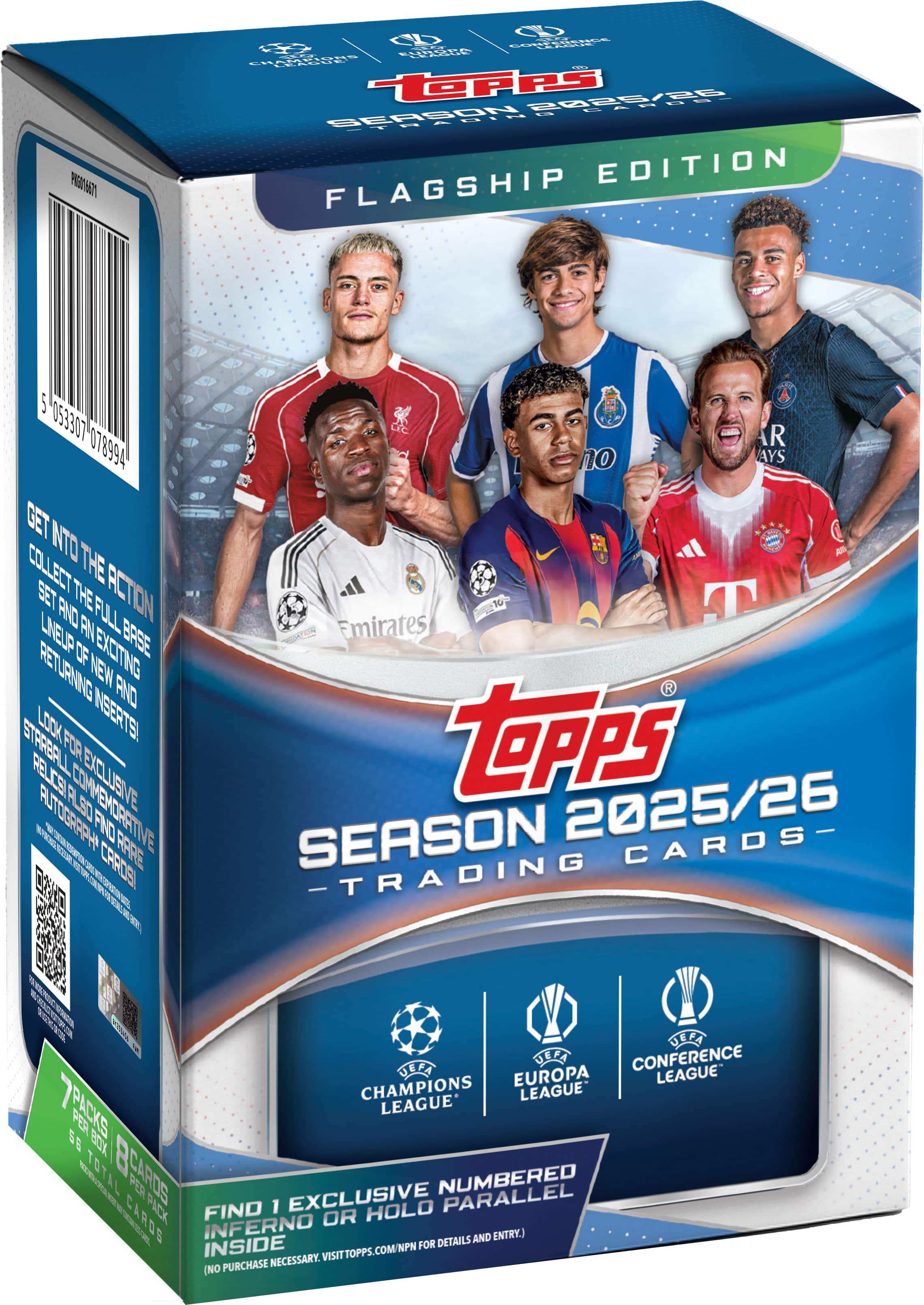 2025-2026 Topps UEFA Club Competitions Blaster Box