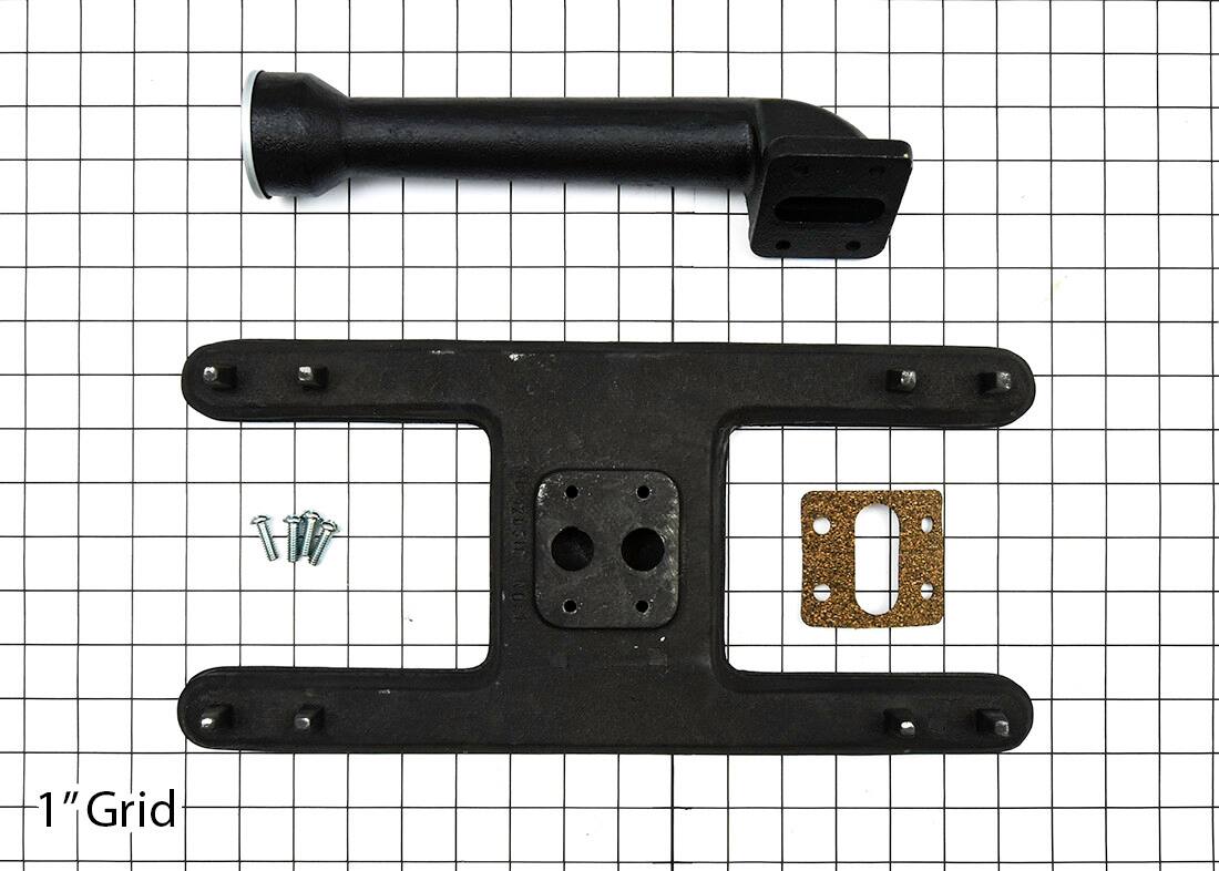 Alt View 2. Appliance Factory Parts - Appliance Factory Parts - 70002056 CAST IRON BURNER burners and venturi.