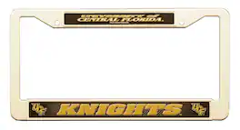 Rico Industries - Central Florida UCF Knights Plastic License Plate Frame - Multi