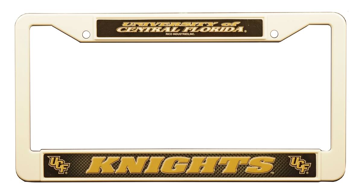 Central Florida UCF Knights Plastic License Plate Frame