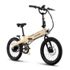 Front. Lectric eBikes - XP Lite 2.0 Foldable eBike: 45 miles Max Operating Range & 20 mph Max Speed - Sandstorm.