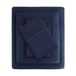 Gracie Mills - Noelia 600 Thread Count Cotton Sheet Set - Navy