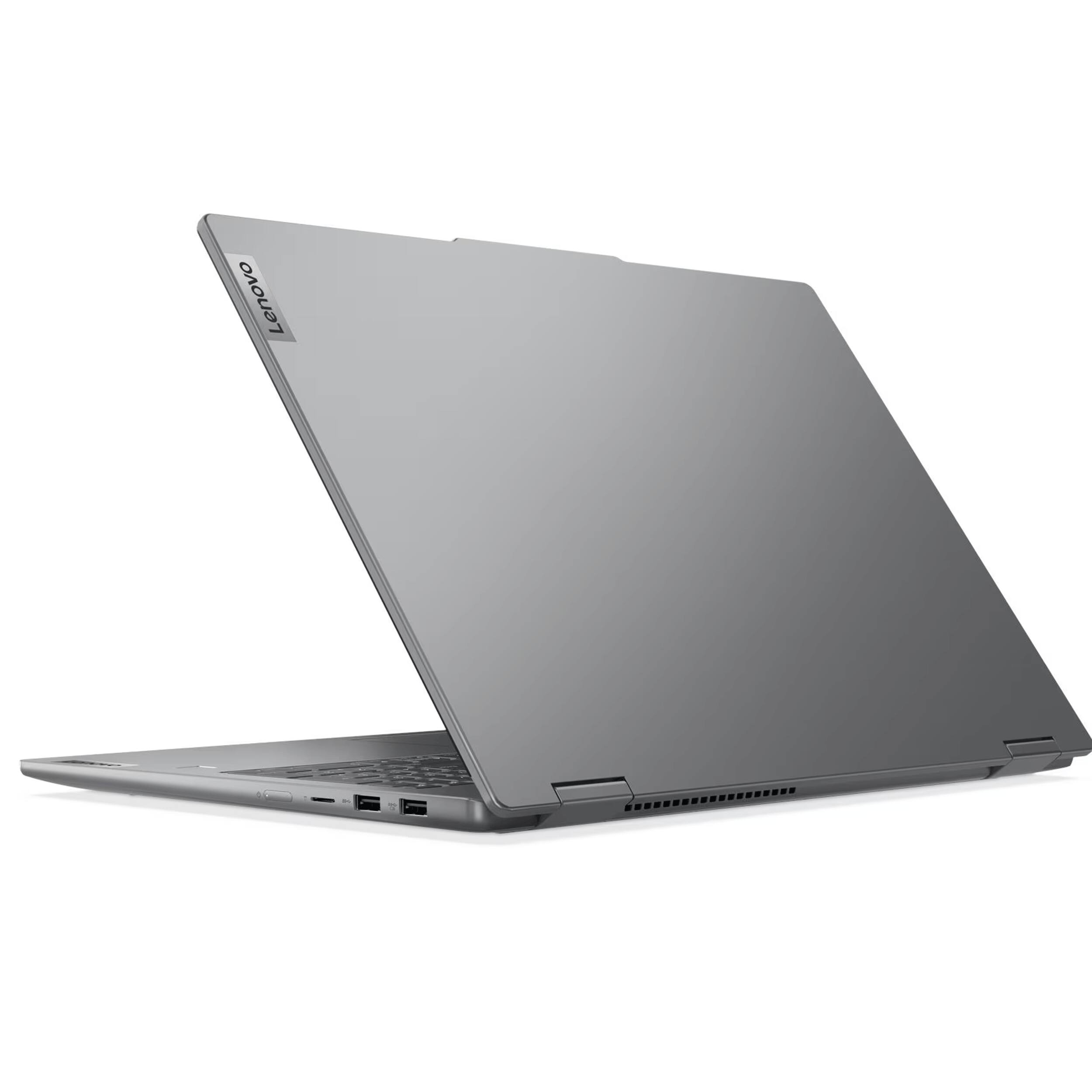 Alt View 5. Lenovo - Lenovo IdeaPad 5 2-in-1 16" Touch Laptop,Core 5 120U,16GB RAM,1TB SSD+1TB Dock Set,Backlit,Finger,Win 11 Pro,Luna Grey - Luna Grey.